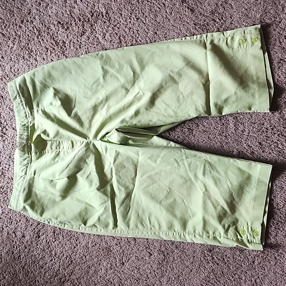 Alfred dunner lime crop pants 18w